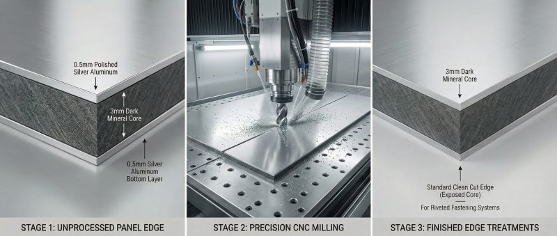 DÉCOUPE DES PANNEAUX DE FAÇADE 