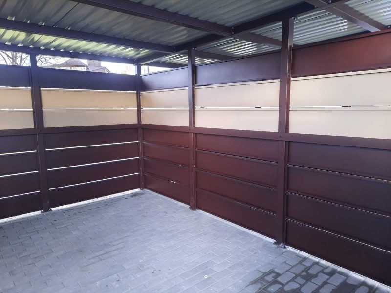 STRUCTURES EN ACIER POUR AUVENTS 