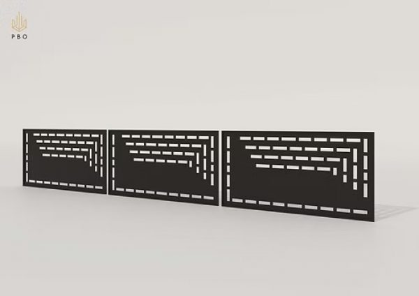 PANNEAUX DE CLÔTURE MÉTALLIQUES 